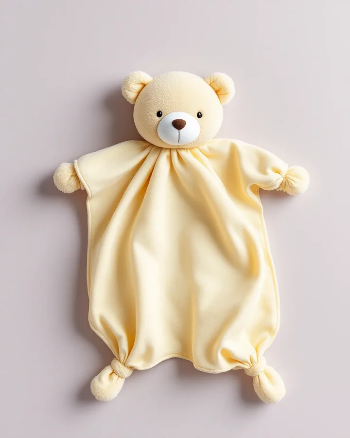 Doudou plat ours en gaze