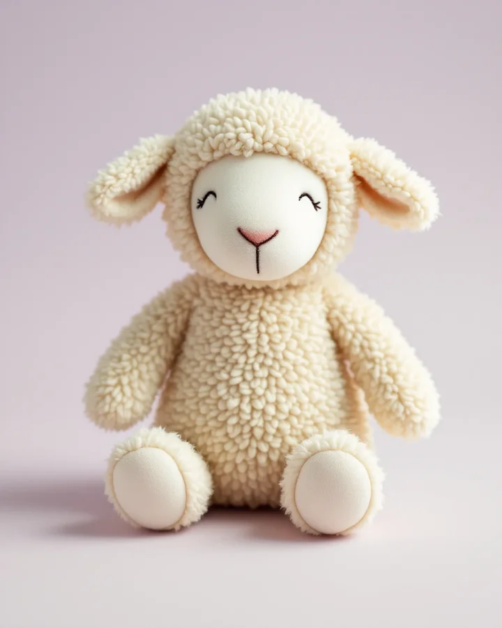 Peluche mouton bouclette