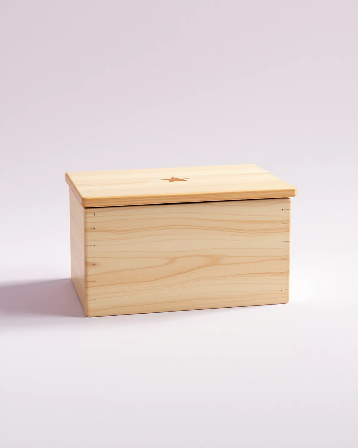 Boîte à souvenirs en bois gravée