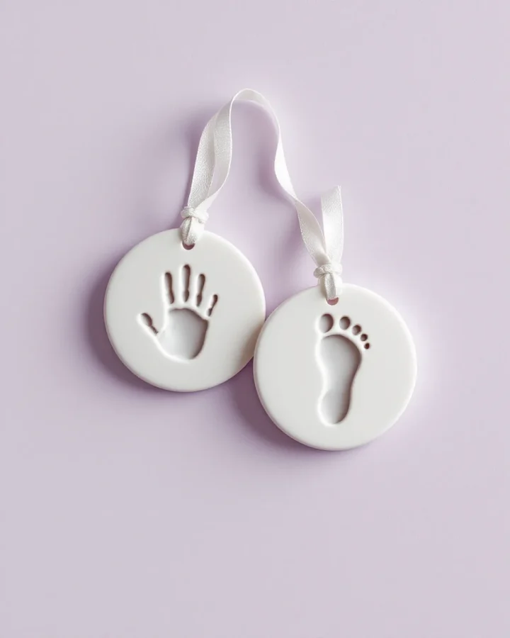 Kit empreinte main & pied en argile